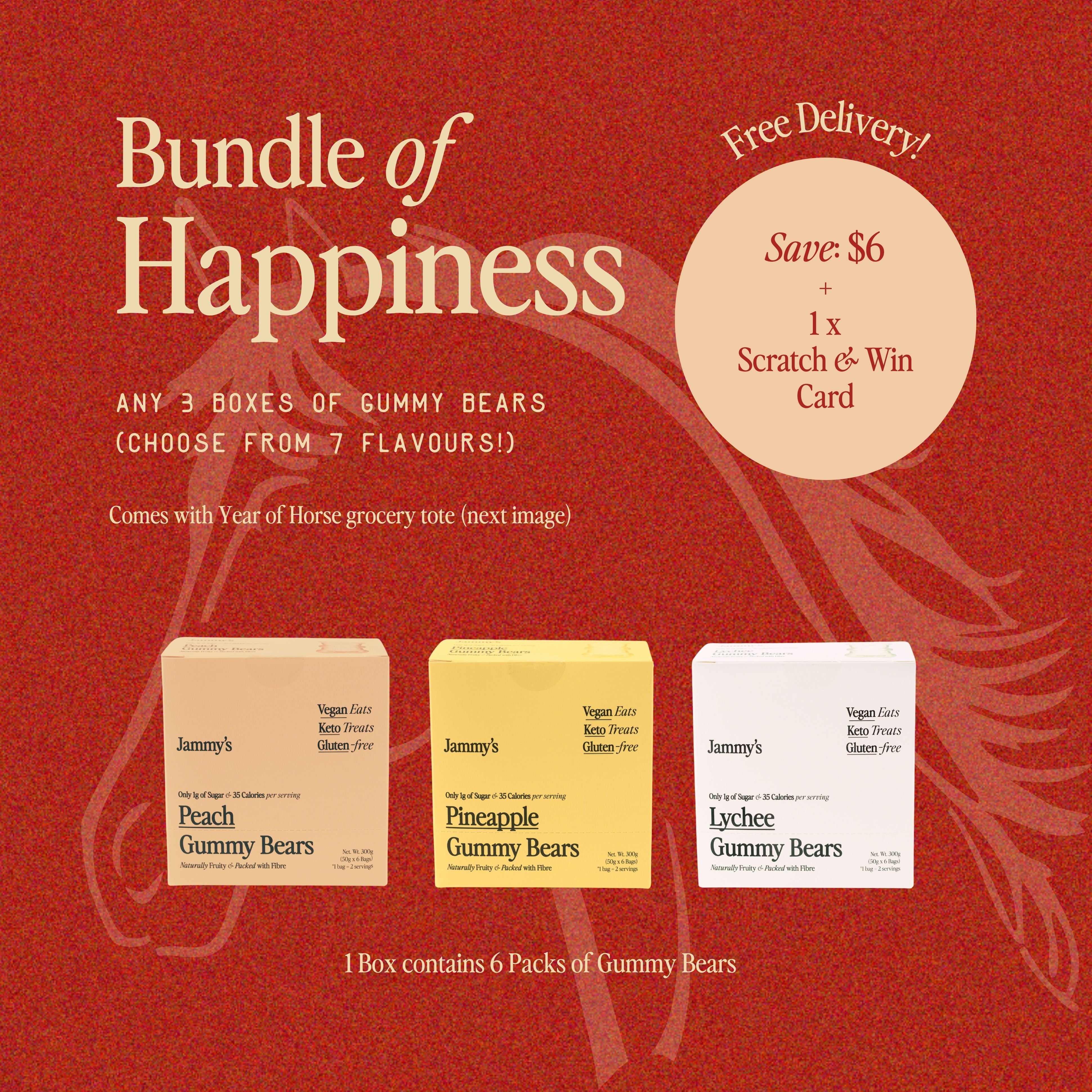 CNY2026 - Bundle of Happiness (3 x Gummy Bears)