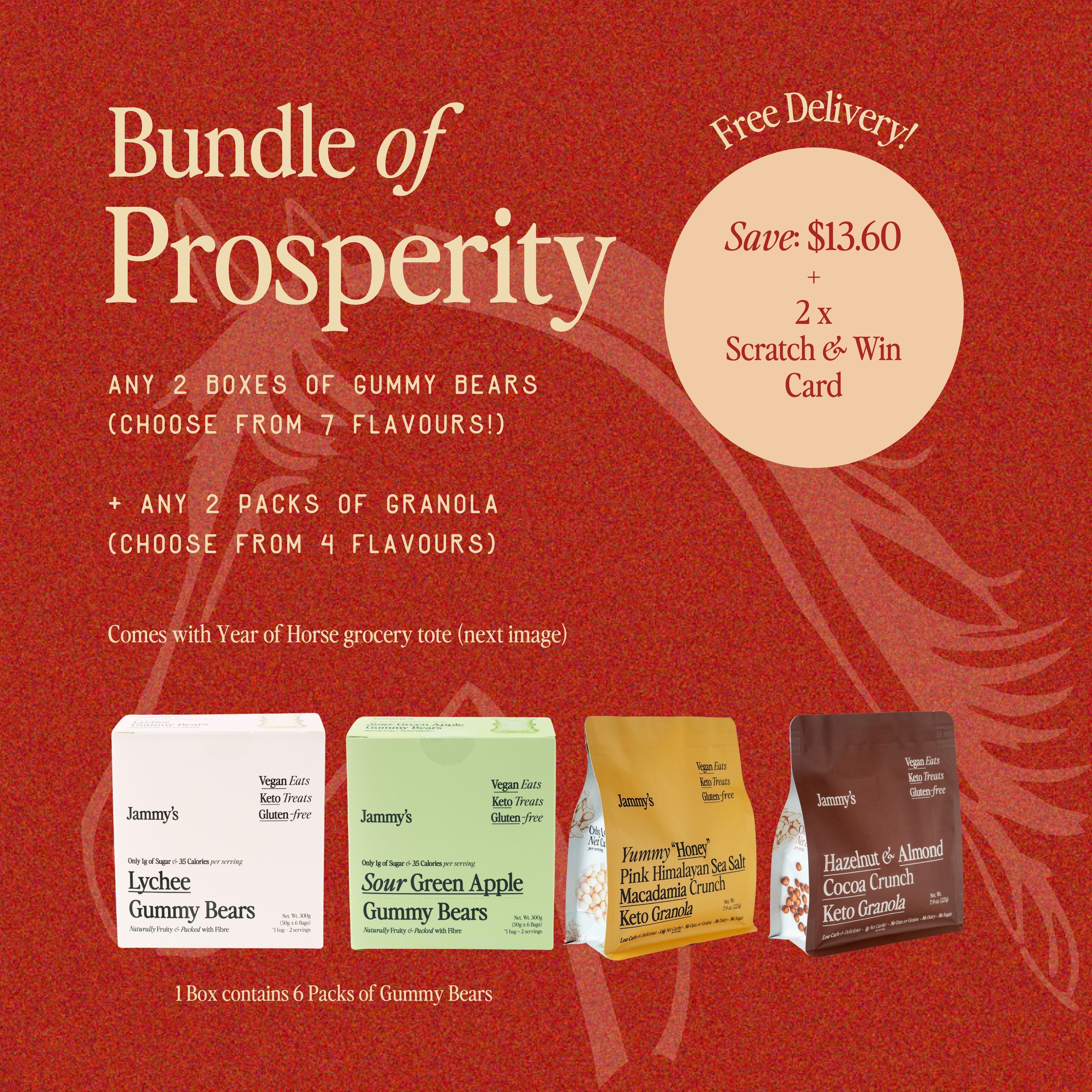 CNY2026 - Bundle of Prosperity (2 x Gummy Bears + 2 x Granola)
