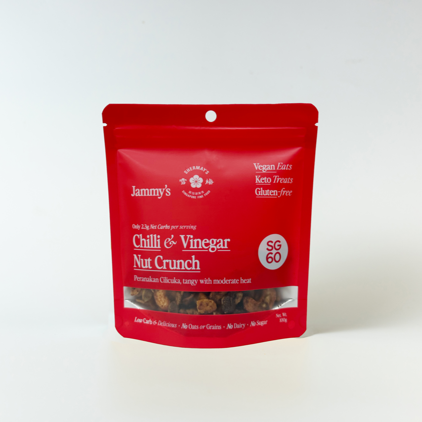 [20% OFF No Code Required] Jammy's x Shermay's Chilli & Vinegar Nut Crunch 100g