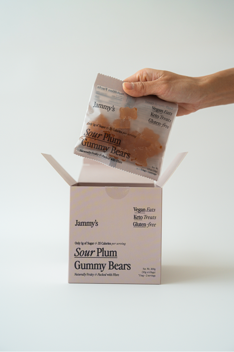 Sour Plum Gummy Bears