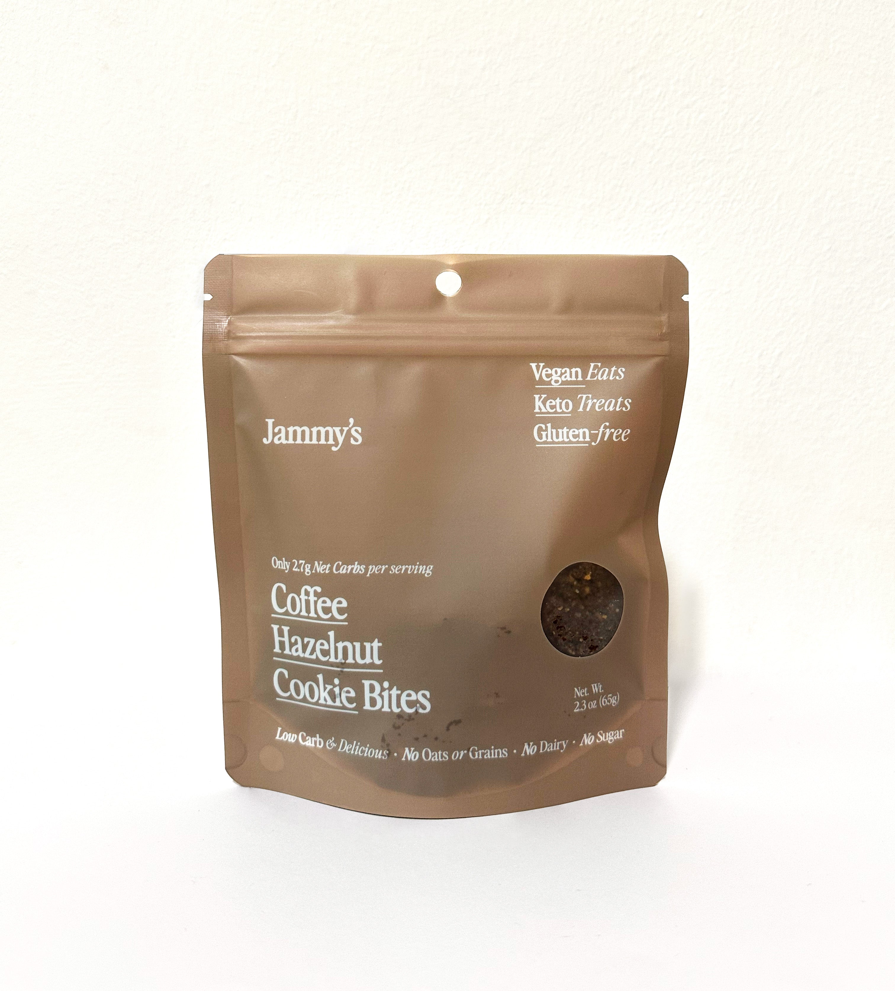 Coffee Hazelnut Cookie Bites - 65g