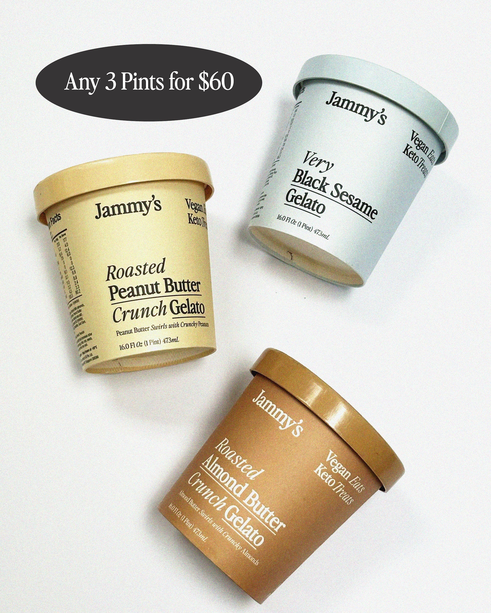 3 Gelato Pints Mix & Match Bundle