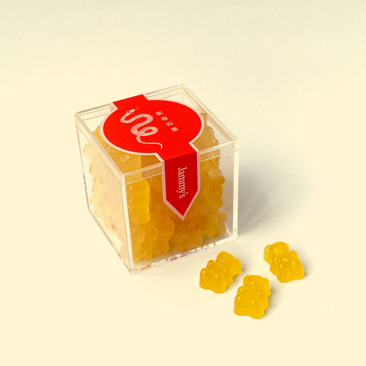 CNY Pineapple Gummy Bears Box (120g)