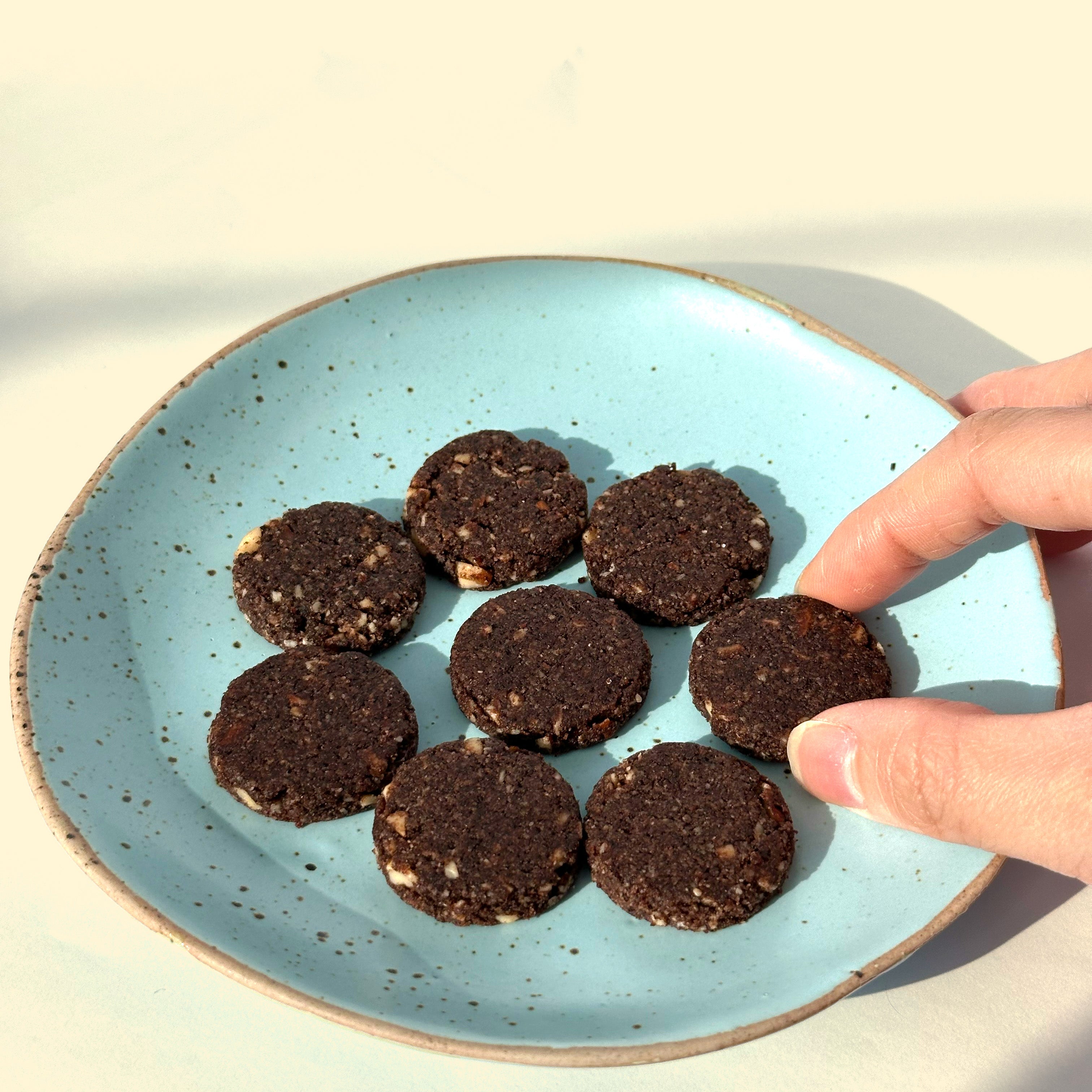 Dark Chocolate Sea Salt Almond Cookie Bites - 65g