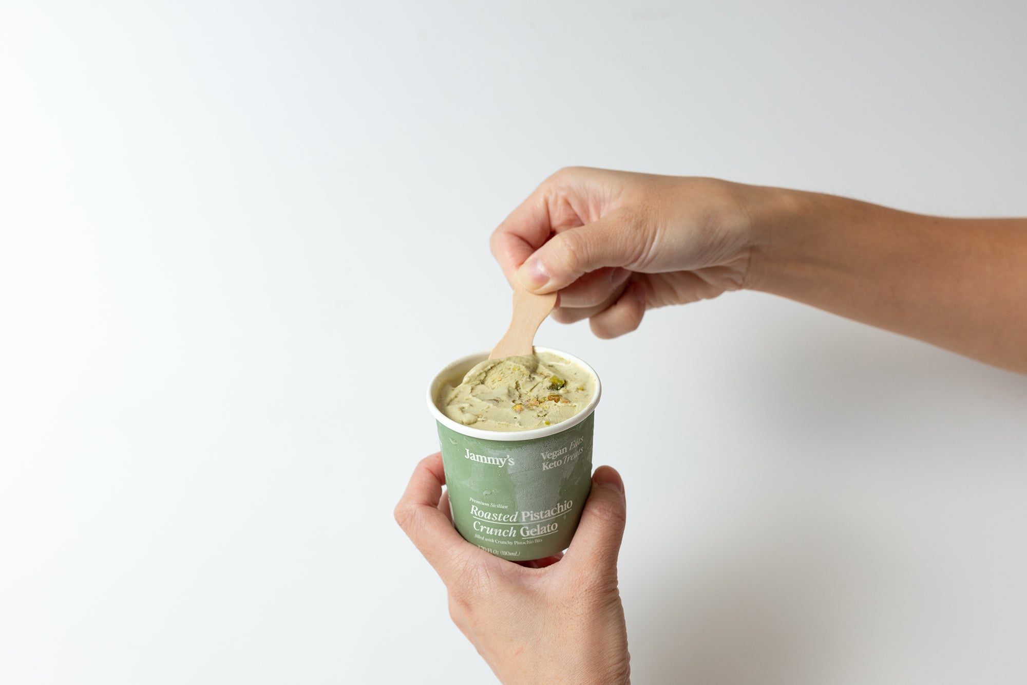 Roasted Pistachio Crunch Gelato