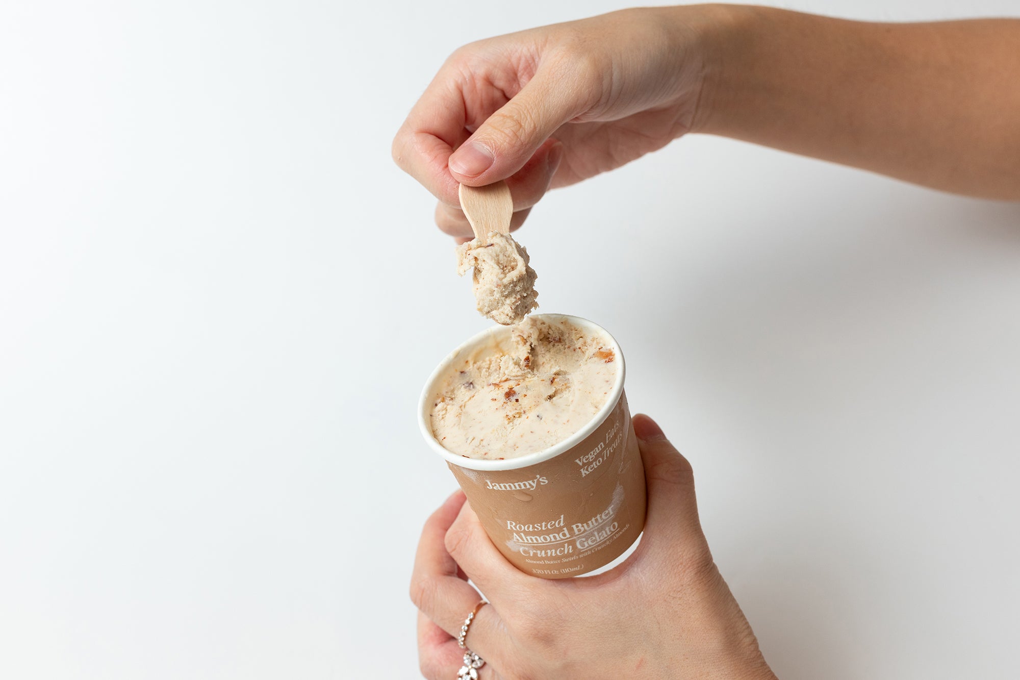 Roasted Almond Butter Crunch Gelato