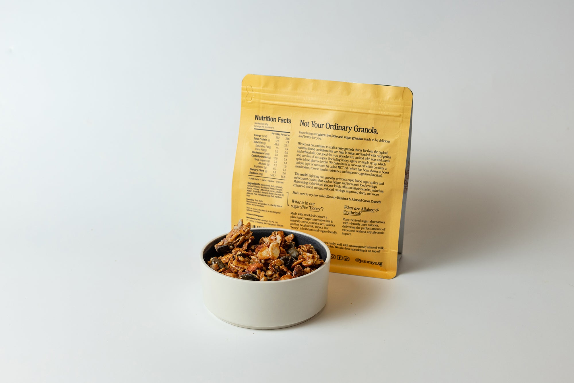 Yummy "Honey" Sea Salt Macadamia Granola - 225g