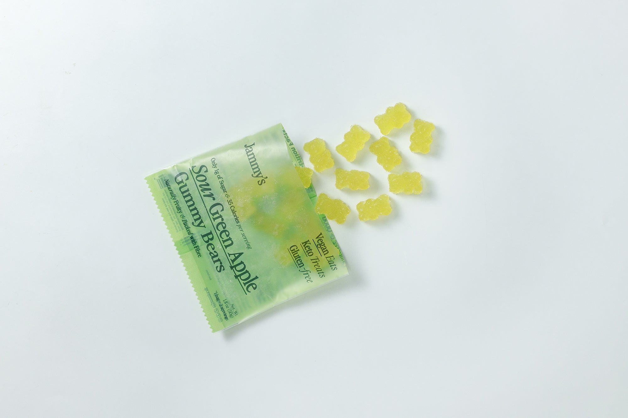 Sour Green Apple Gummy Bears