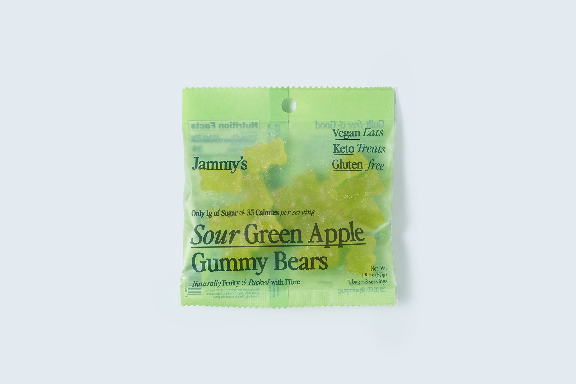 Sour Green Apple Gummy Bears