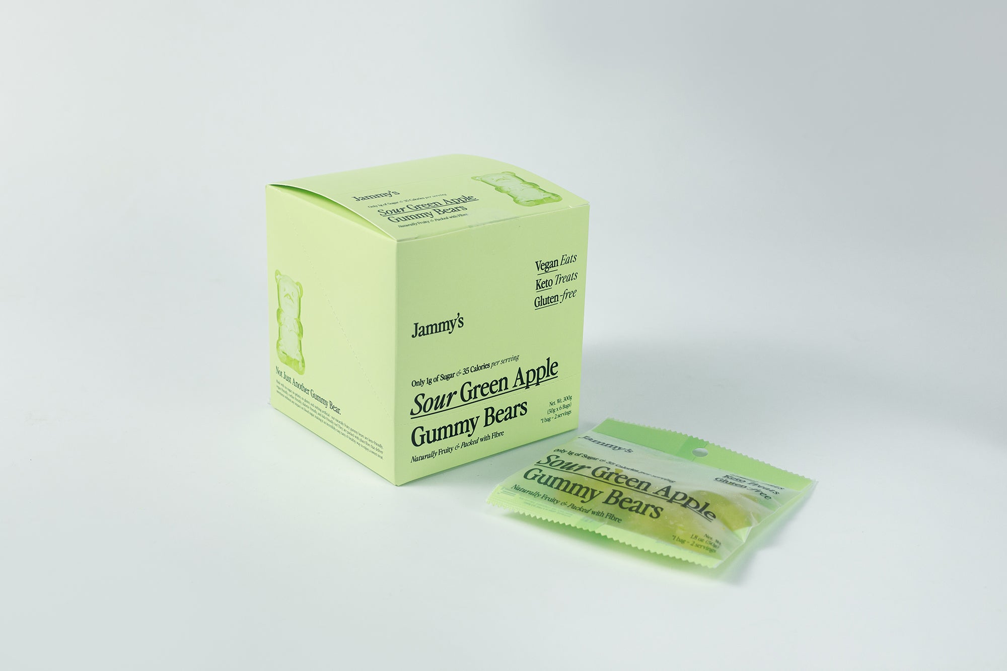 Sour Green Apple Gummy Bears