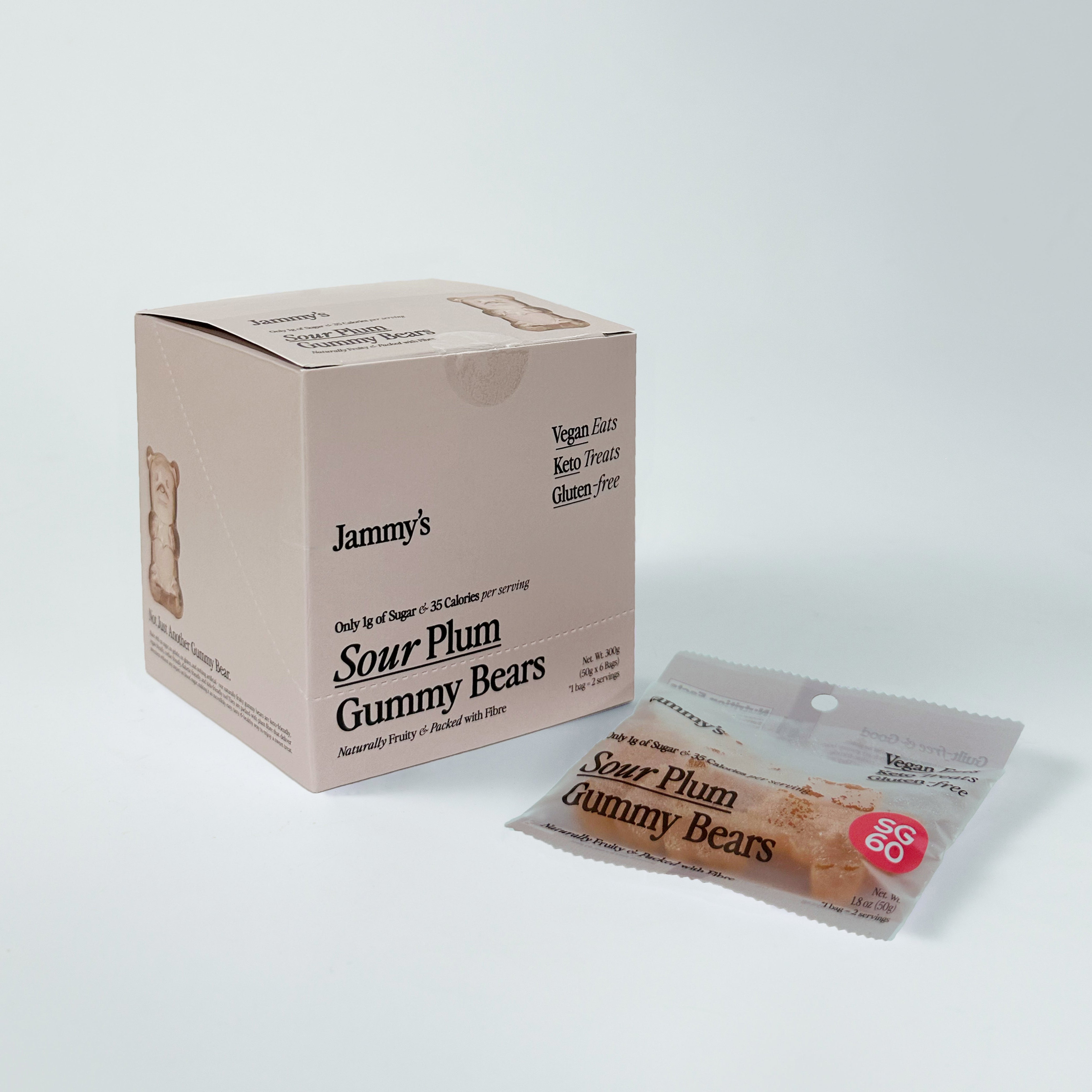 Sour Plum Gummy Bears Box (SG60 Limited Flavour)