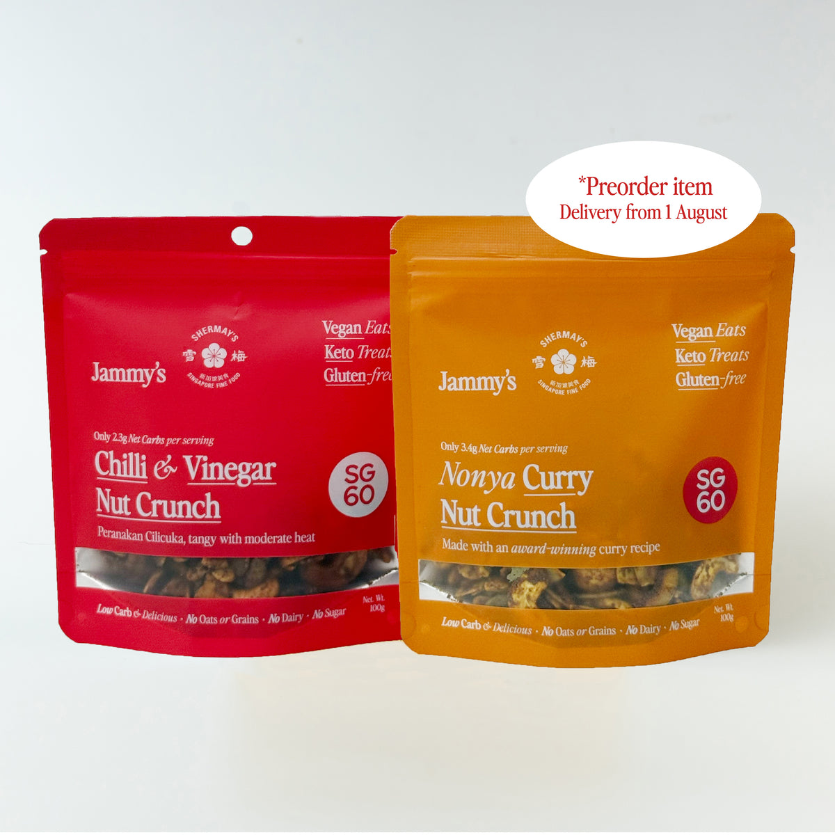 Jammy's x Shermay's Nut Crunch Twin Pack Set (Mix & Match Any 2)