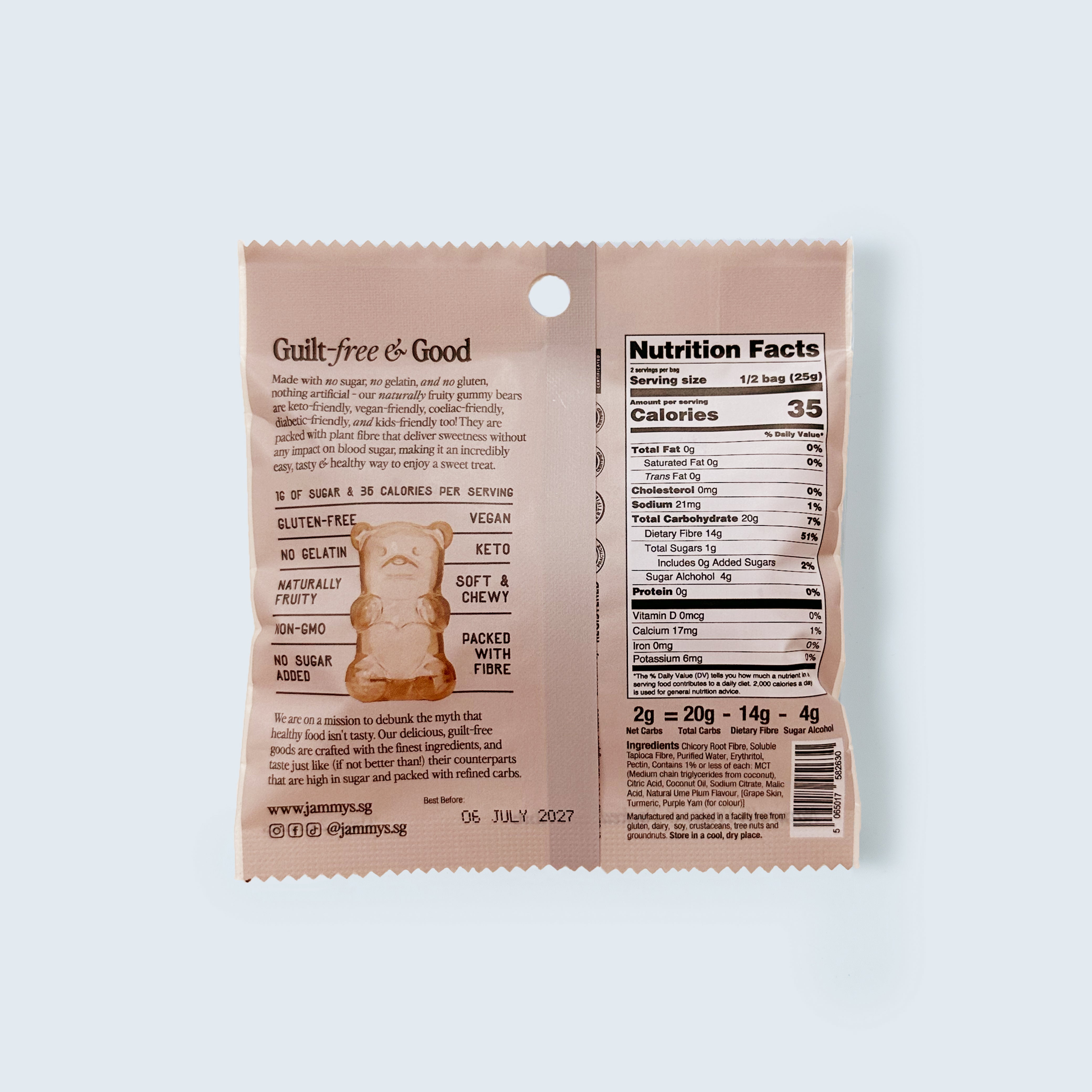 Sour Plum Gummy Bears