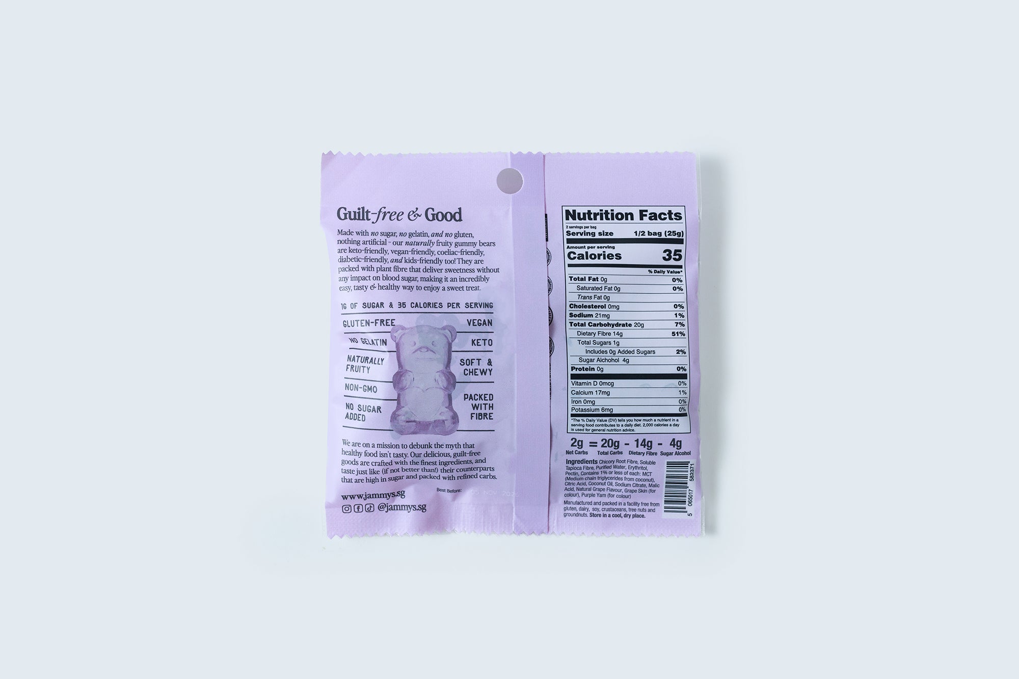 Sour Grape Gummy Bears