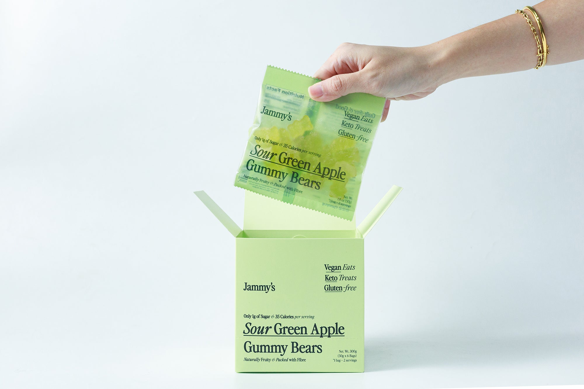 Sour Green Apple Gummy Bears