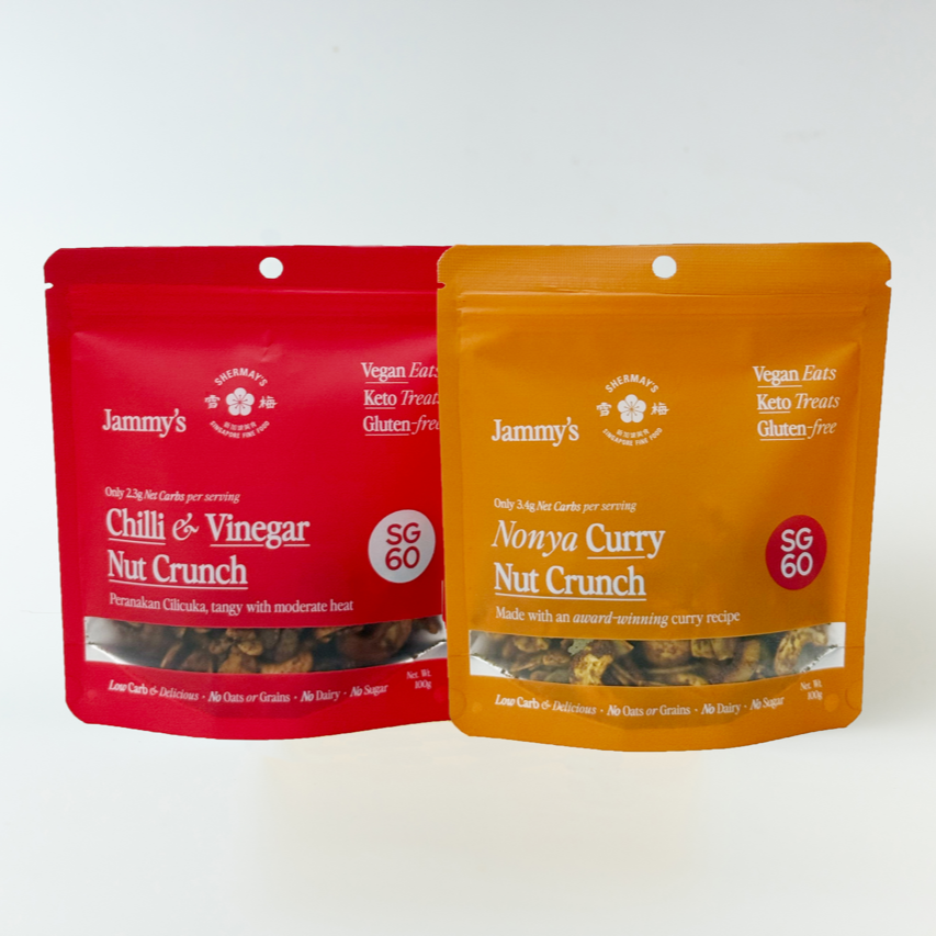 [20% OFF No Code Required] Jammy's x Shermay's Nut Crunch Twin Pack Set (Mix & Match Any 2)