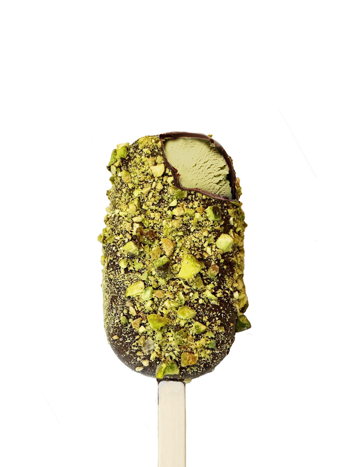 Pistachio Crunch Gelato Popsicle