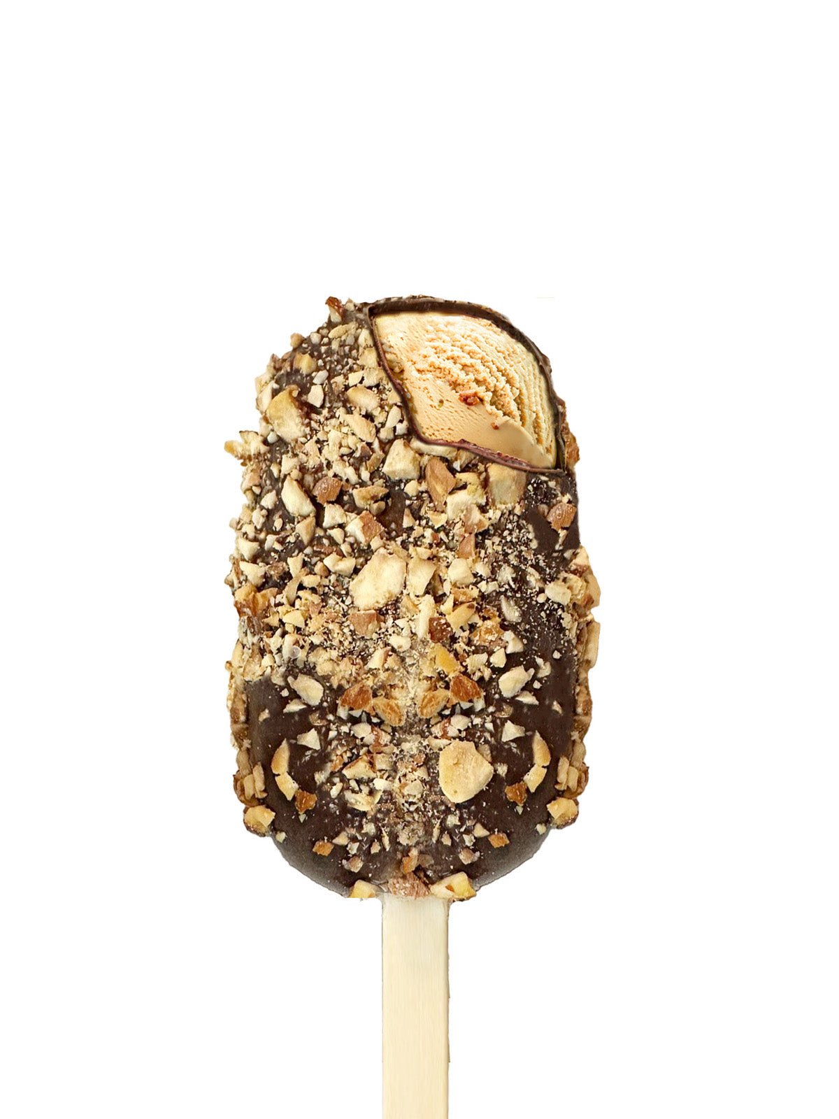 Almond Crunch Gelato Popsicle