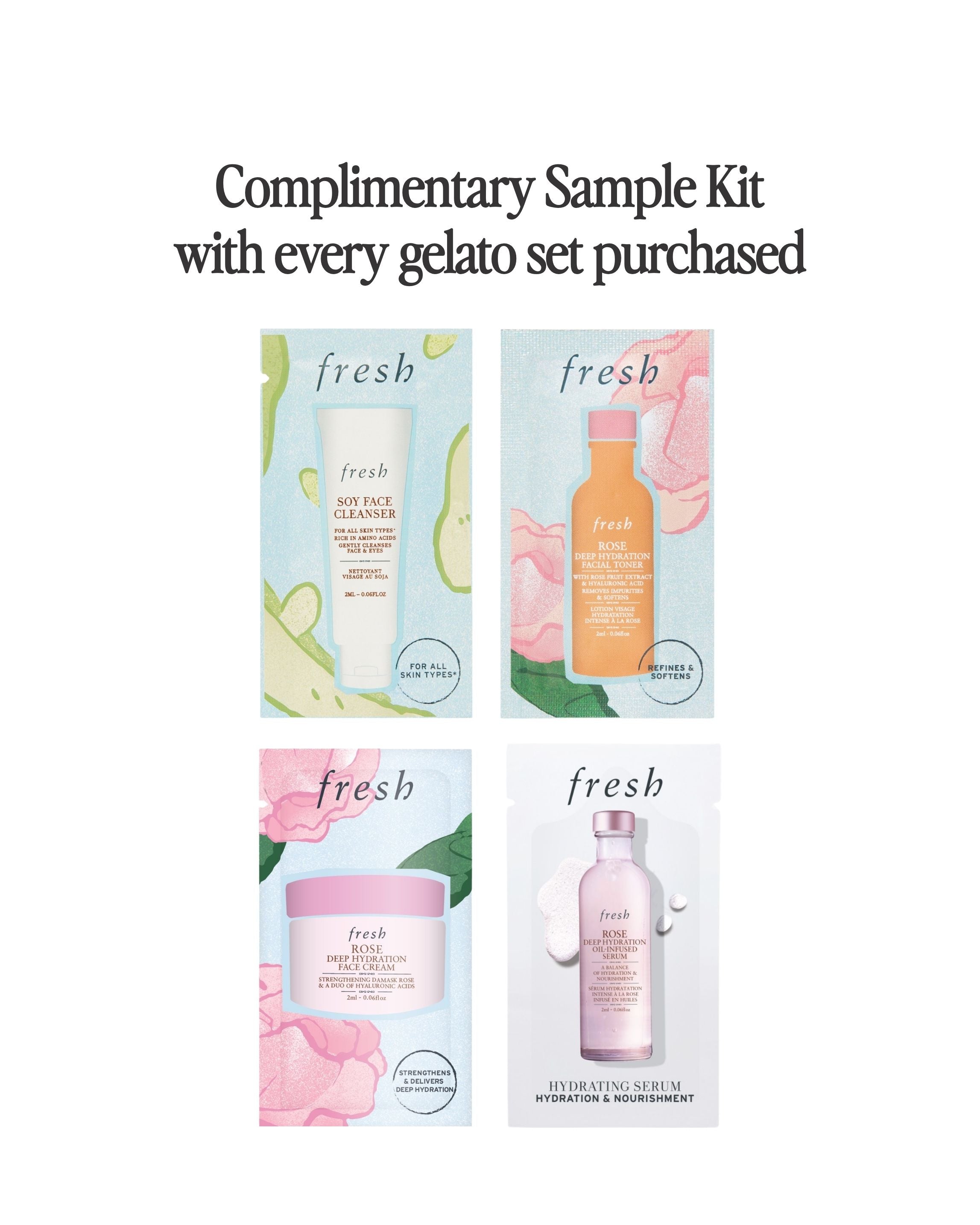 [Fresh x Jammy's] Black Tea Soy Gelato (Sold in Sets of 4)