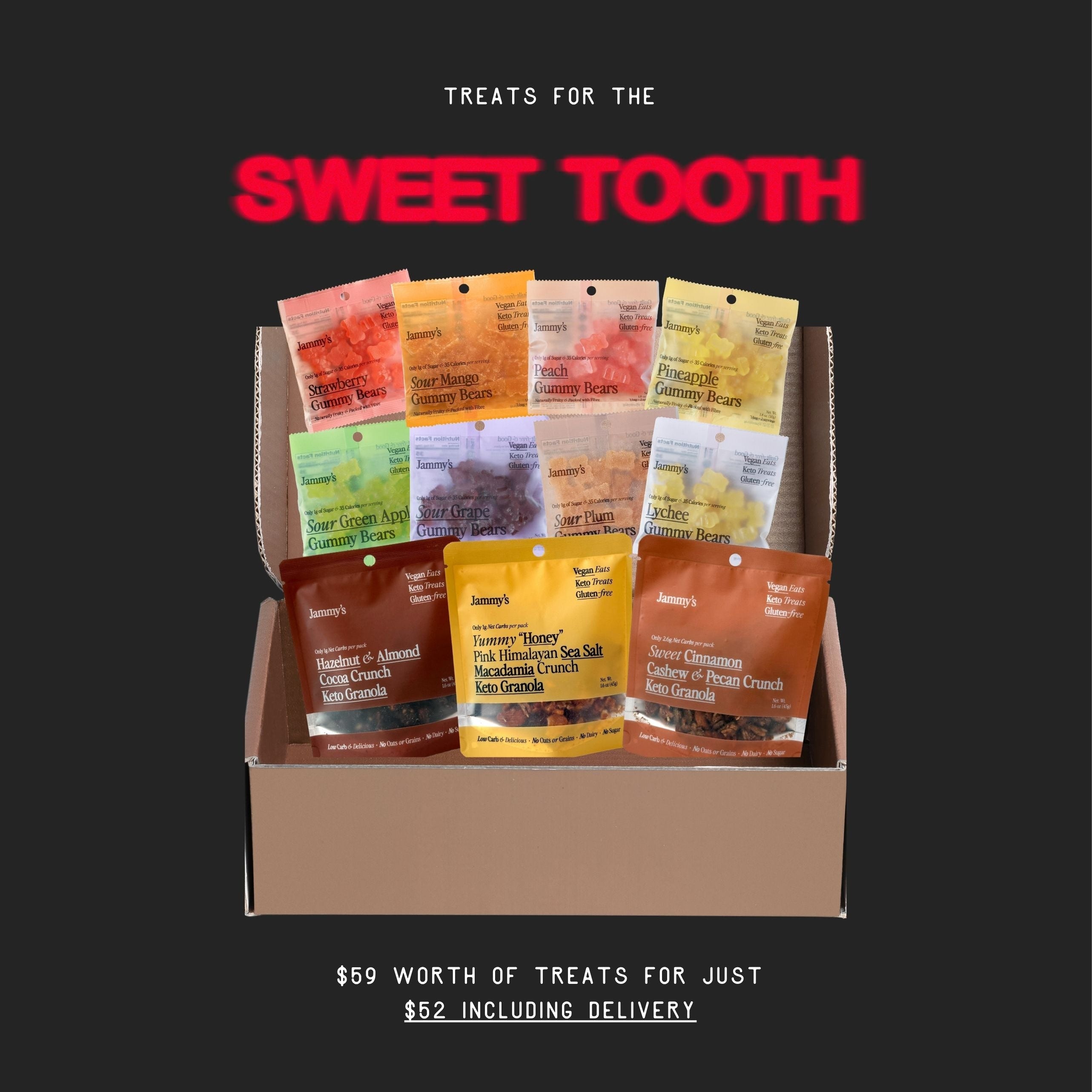 The Sweet Tooth Box — Jammy’s x LAYYI