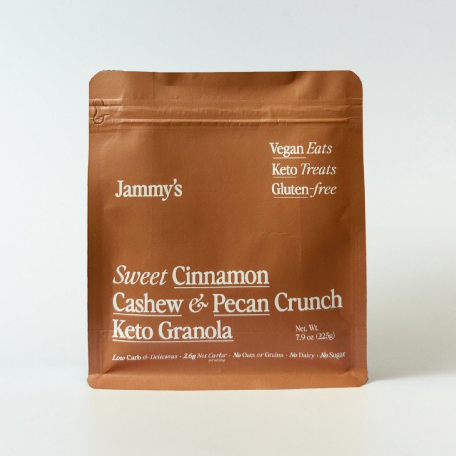Sweet Cinnamon Cashew & Pecan Crunch Granola - 225g