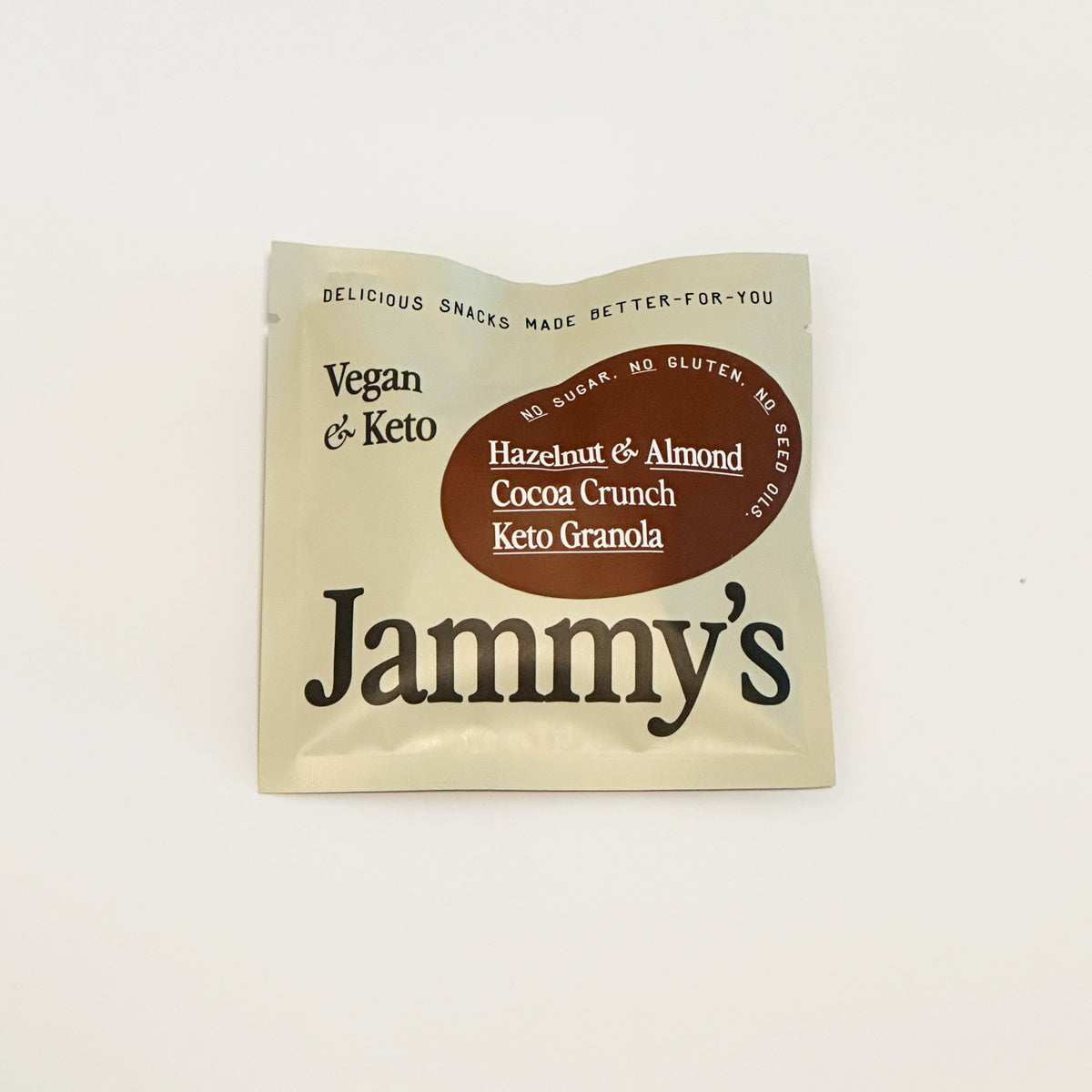 Jammy's Hazelnut & Almond Cocoa Crunch Granola (Keto & Vegan - 30g Snack Pack)