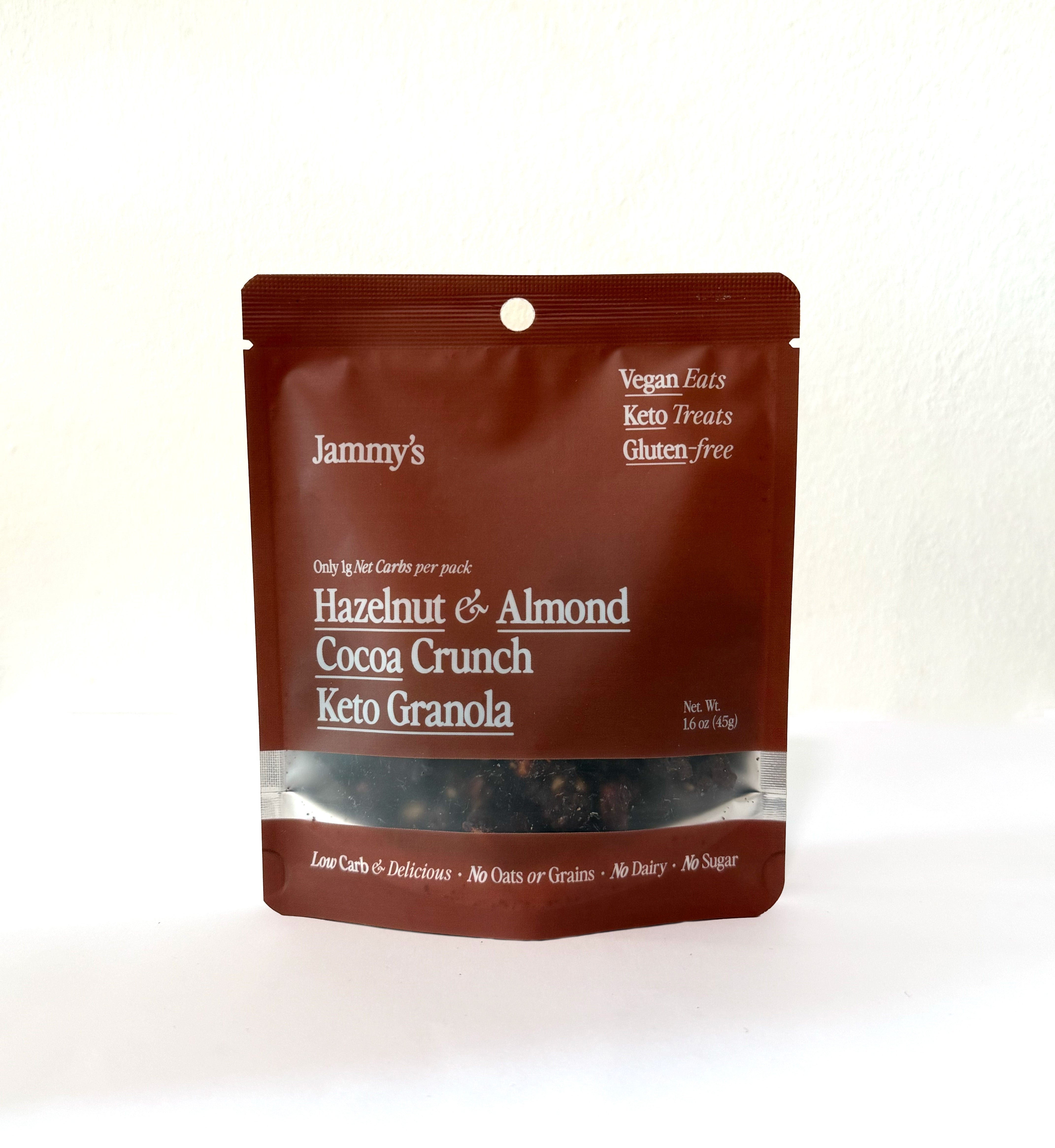 Hazelnut & Almond Cocoa Crunch Granola - 45g Snack Pack