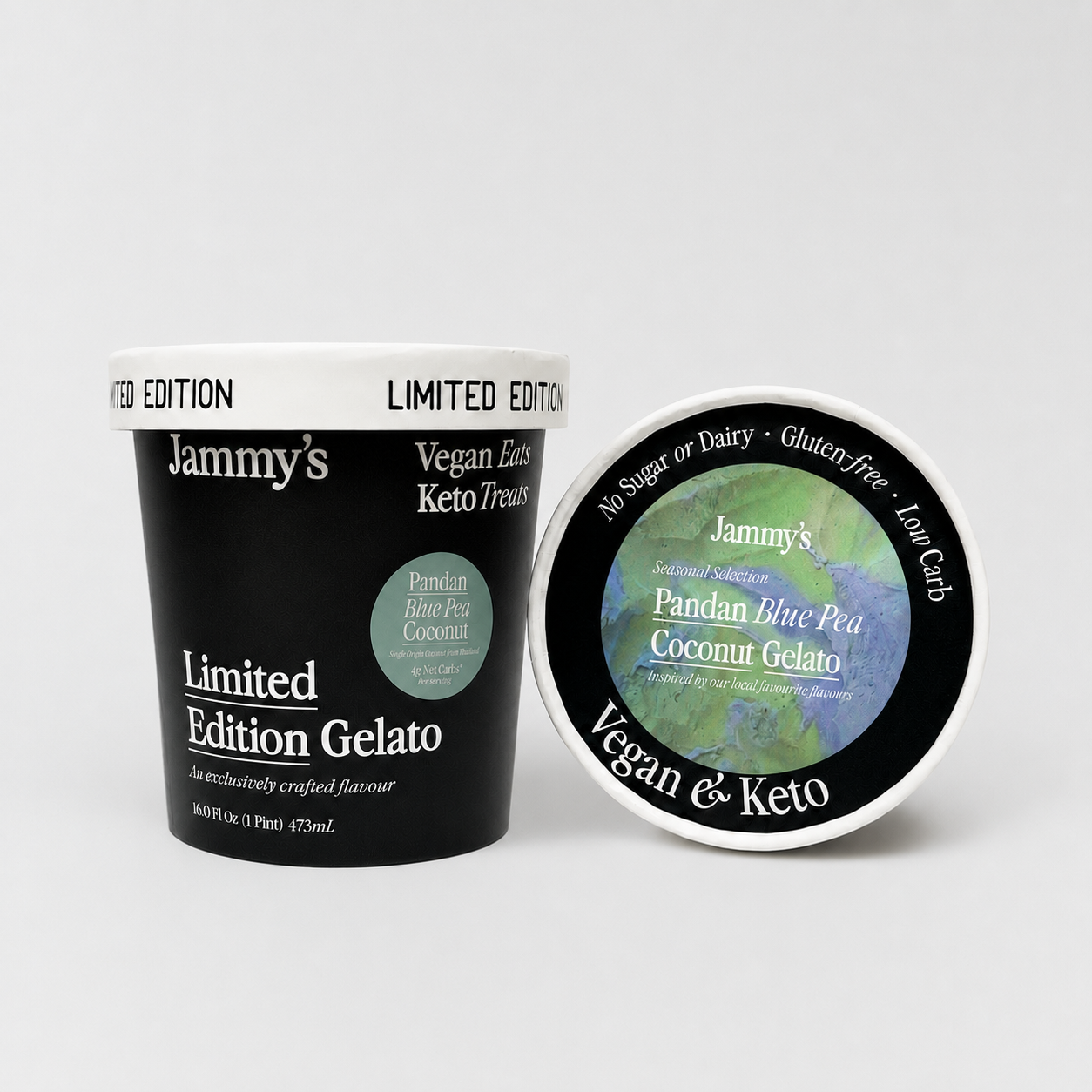 Pandan Blue Pea Coconut Gelato (Limited Edition)