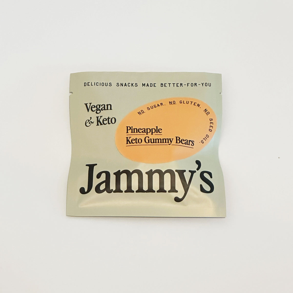 Jammy's Pineapple Keto Gummy Bears (Keto & Vegan - 30g Snack Pack)